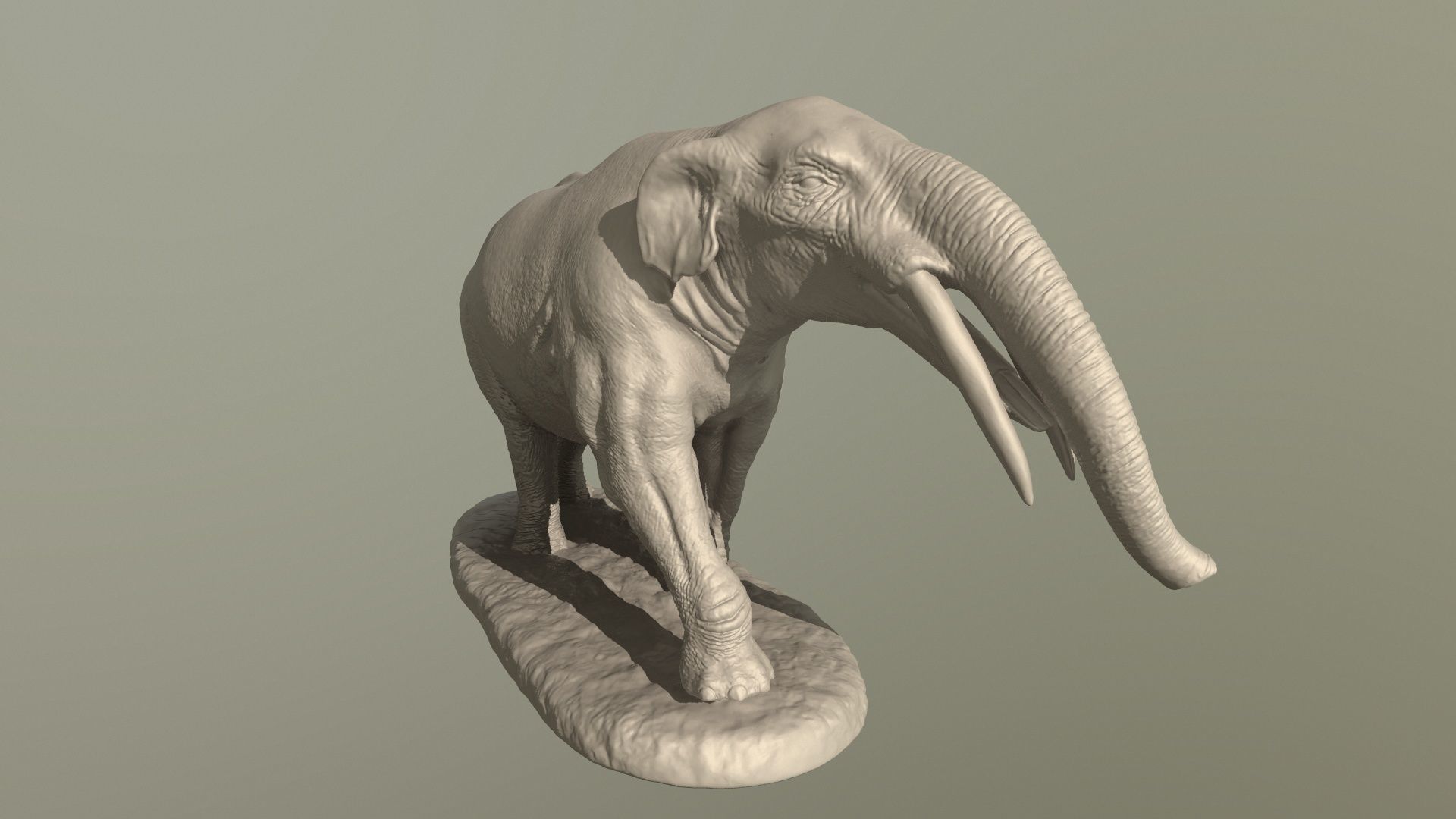 Collection of 10 extinct elephantoid proboscidean 3D print model_69