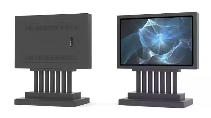 Electronic Kiosk 3D model