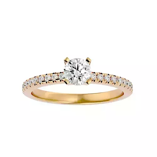 Solitaire ring model