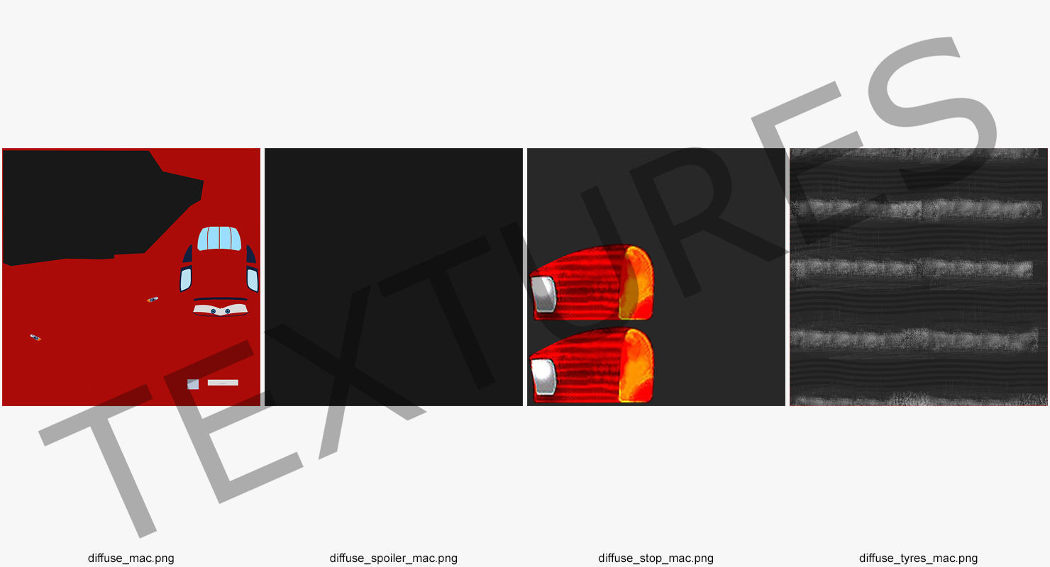 Car Toy Generic 3D model_19