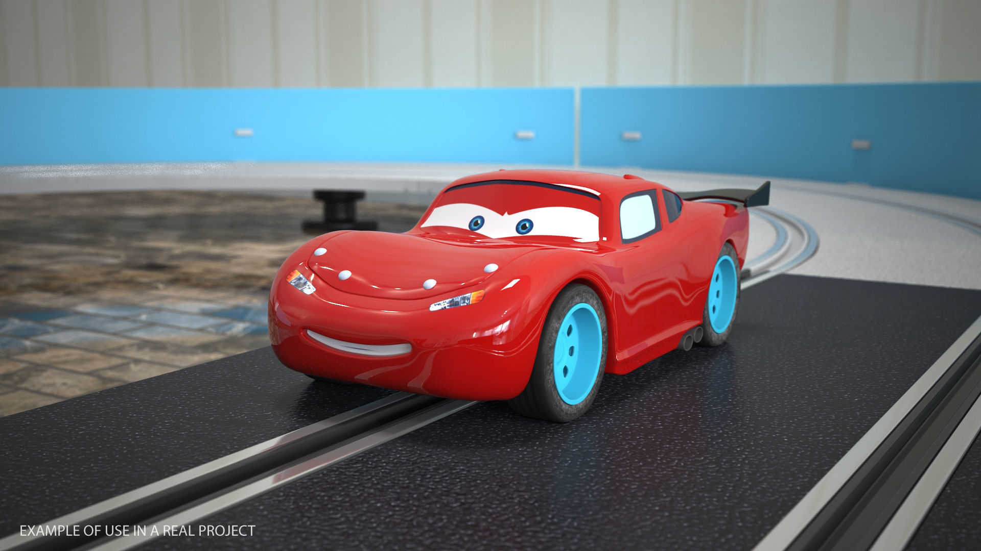 Car Toy Generic 3D model_5
