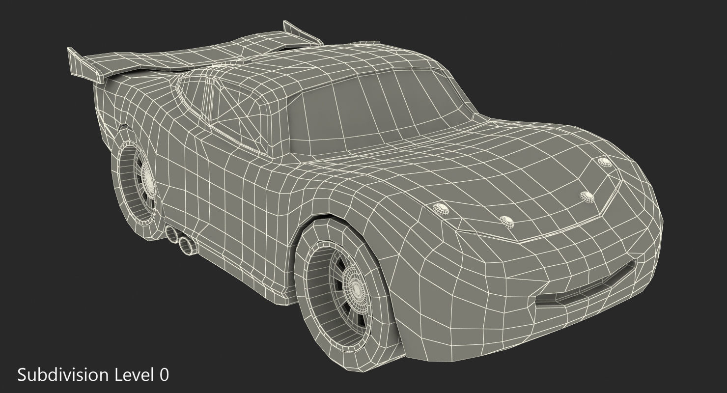 Car Toy Generic 3D model_16