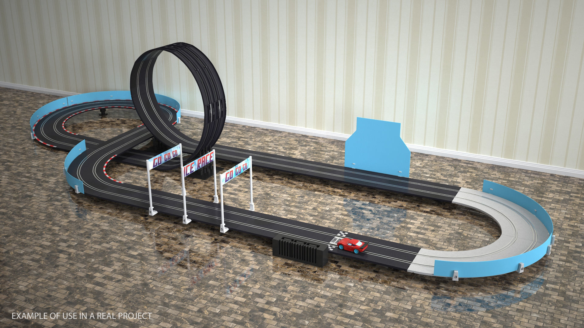 Car Toy Generic 3D model_2