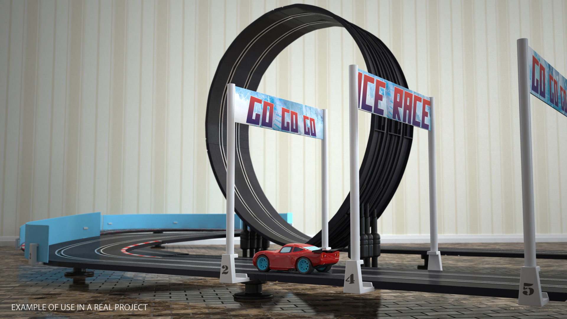 Car Toy Generic 3D model_3