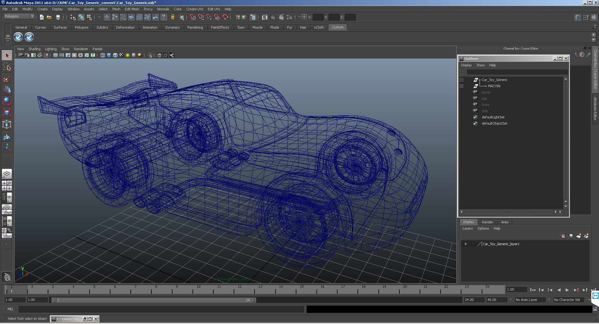 Car Toy Generic 3D model_26