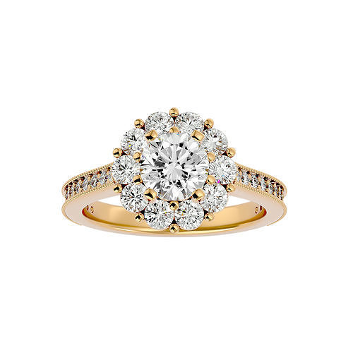 Solitaire ring model 3D print model