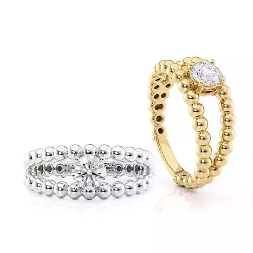 Band ring balls printable 3d model