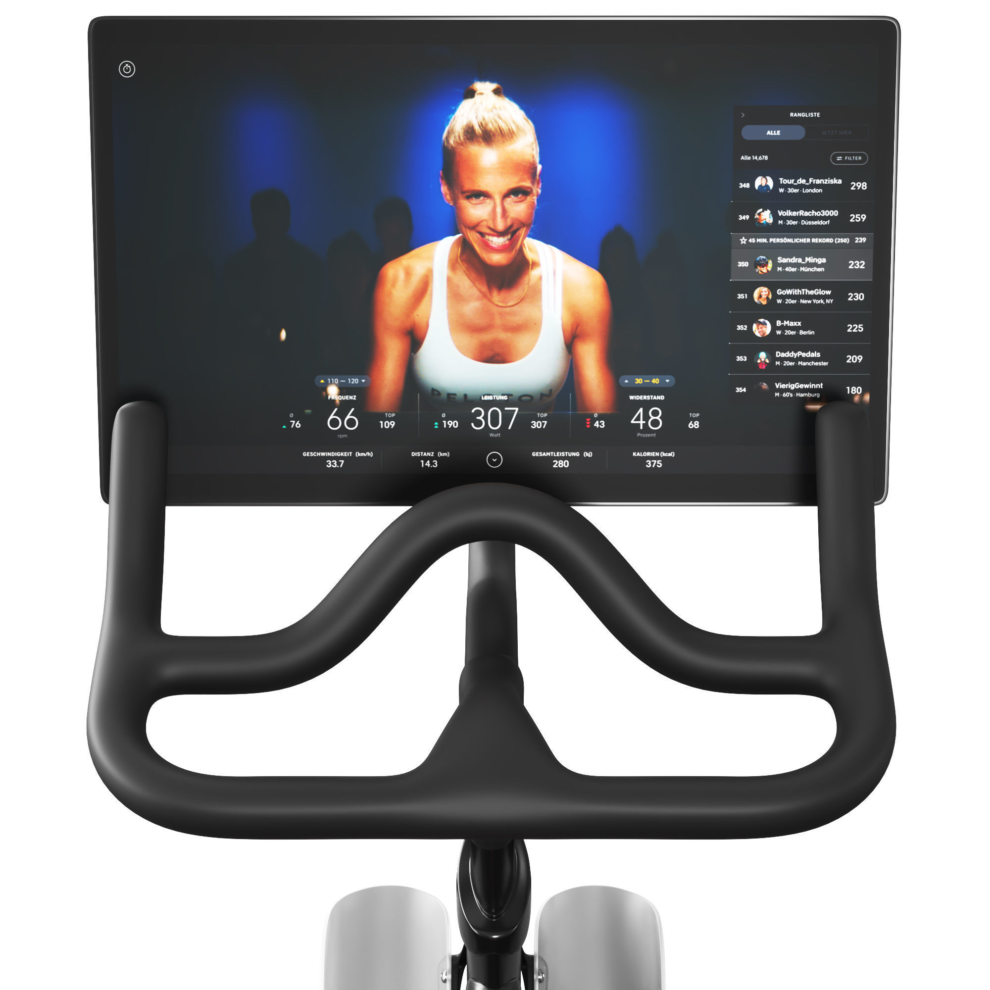 Peloton bike 3D model_5