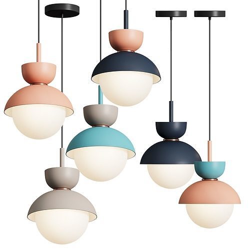 POMPON Pendant Lamp by Anzazo 3D model