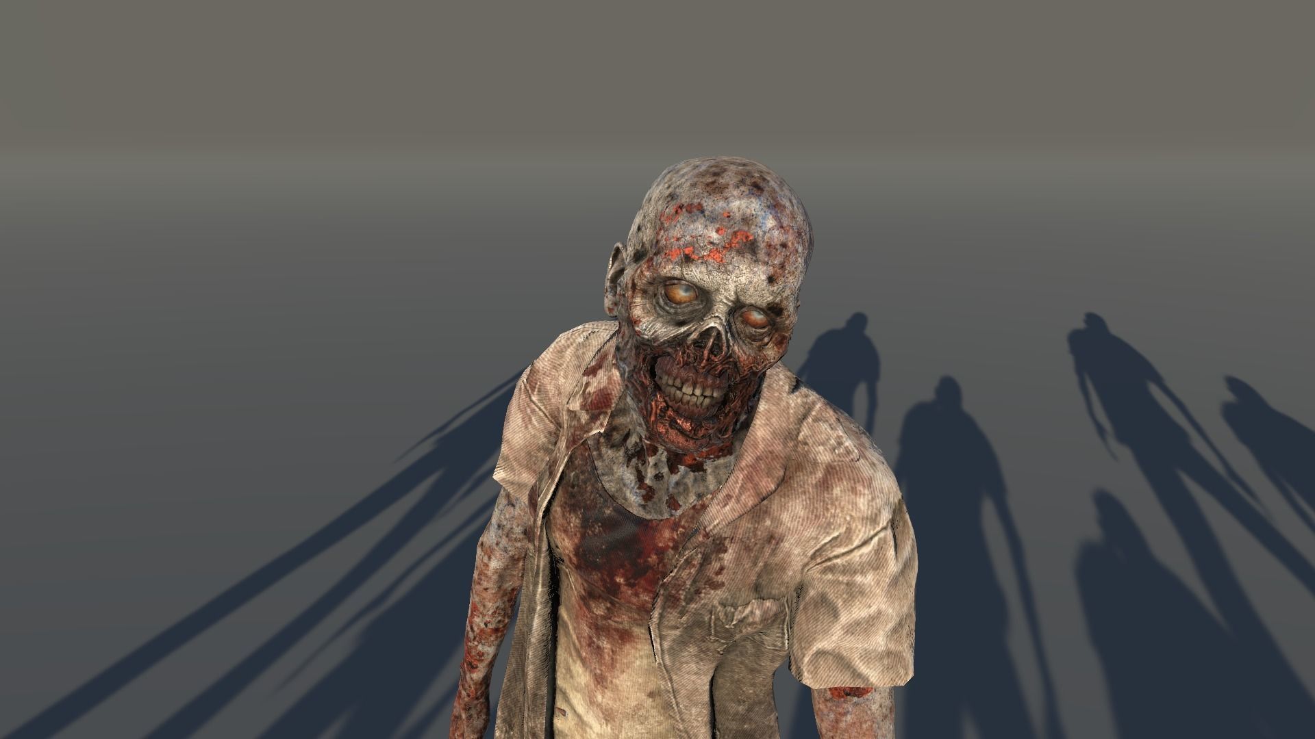 Zombie Civilian Male 02 Low-poly 3D model_4