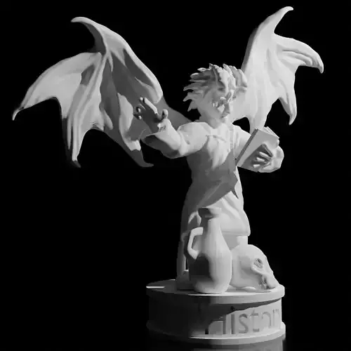 Tiefling Warlock Miniature