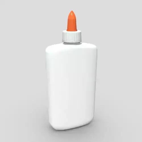 Glue Bottle 2 Low-poly 3D model