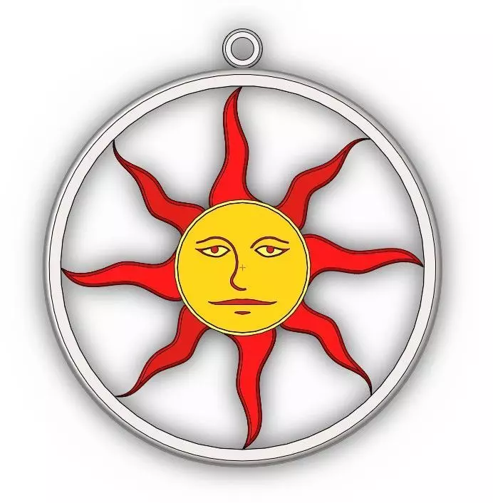 SunMedal v1 Free 3D print model