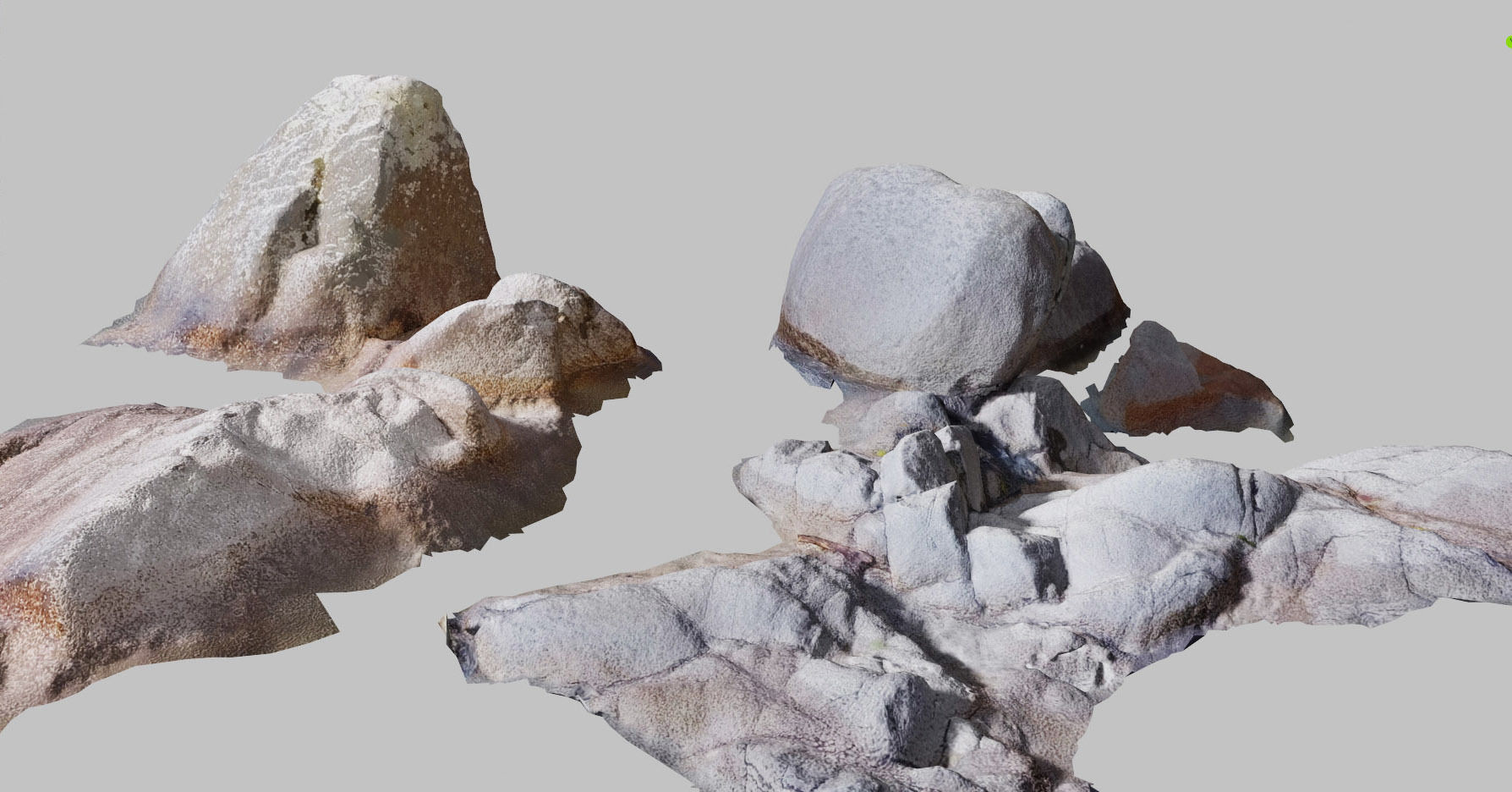 River Rocks Water Photoscan PBR Free low-poly 3D model_10