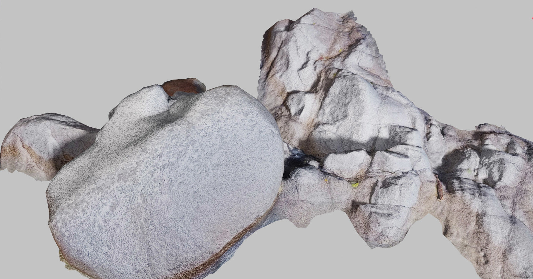 River Rocks Water Photoscan PBR Free low-poly 3D model_3