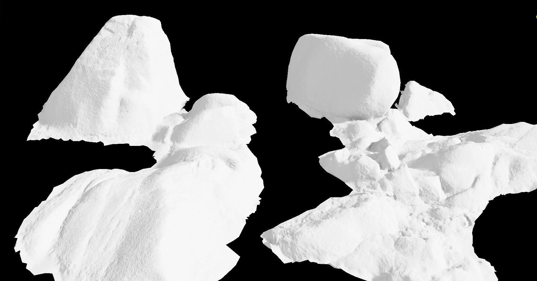 River Rocks Water Photoscan PBR Free low-poly 3D model_8