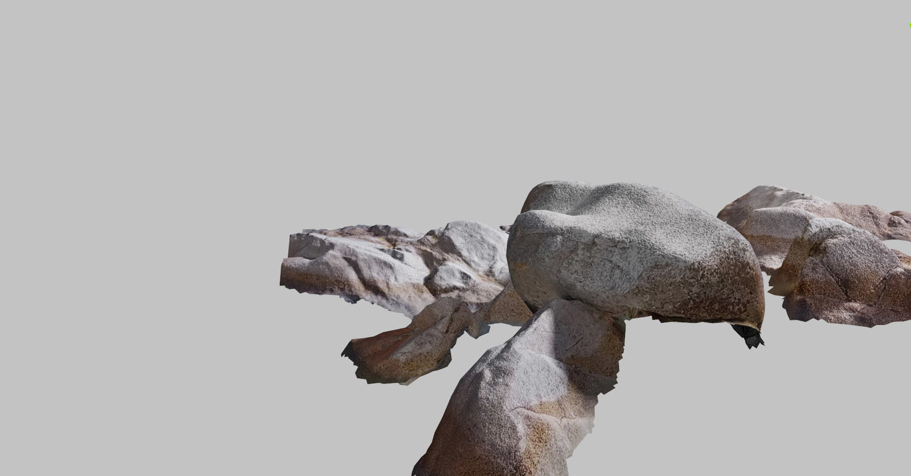 River Rocks Water Photoscan PBR Free low-poly 3D model_13