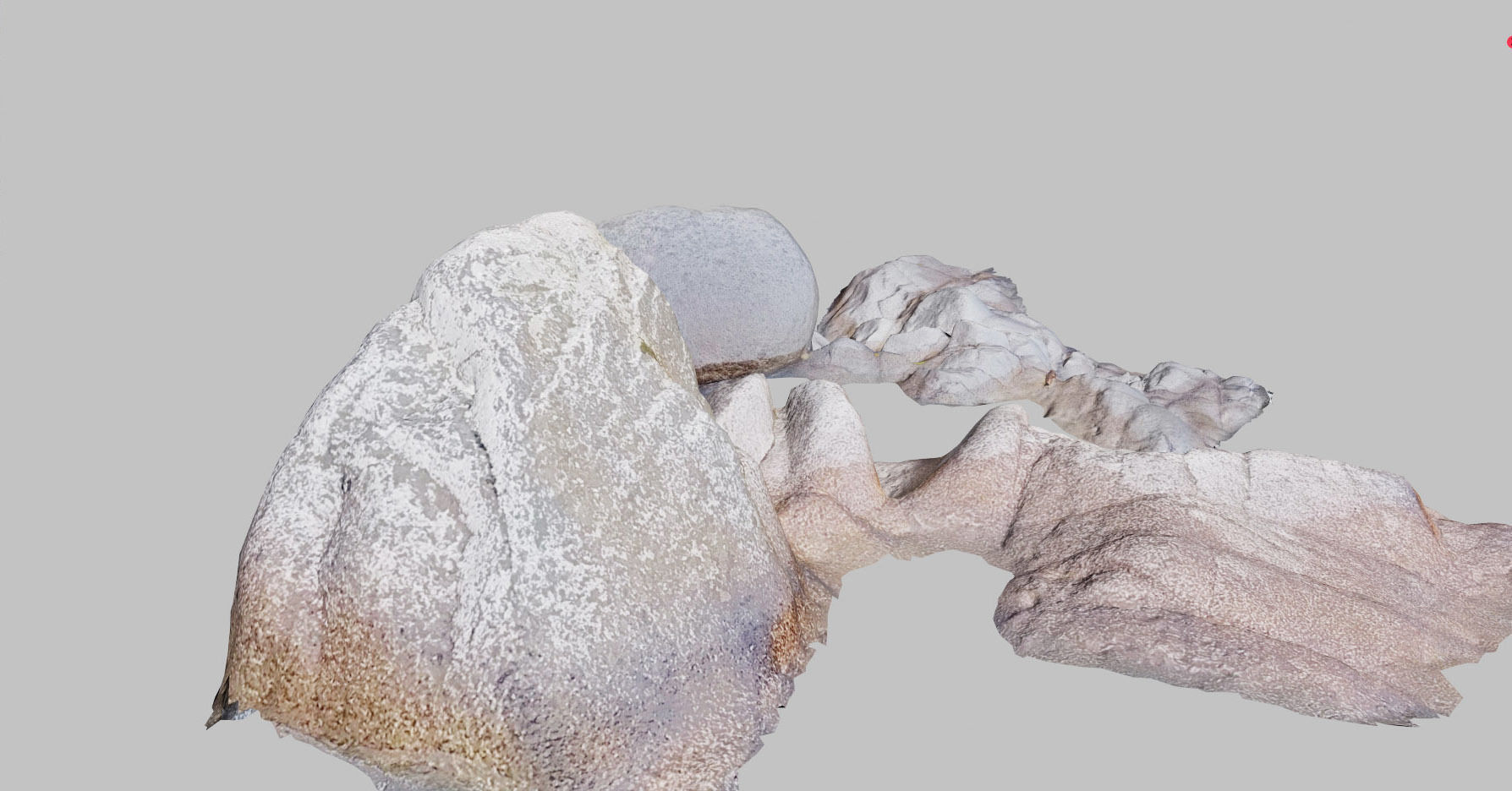 River Rocks Water Photoscan PBR Free low-poly 3D model_2