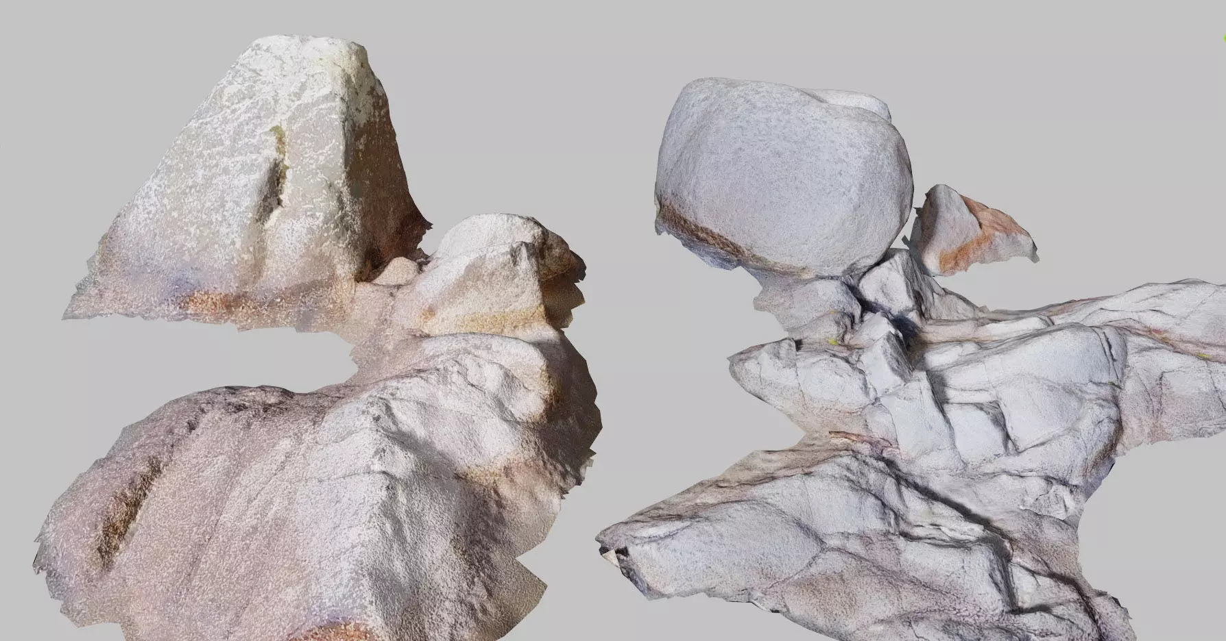 River Rocks Water Photoscan PBR Free low-poly 3D model_0