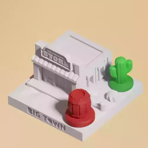 Mini City - Western - General Store 3D print model