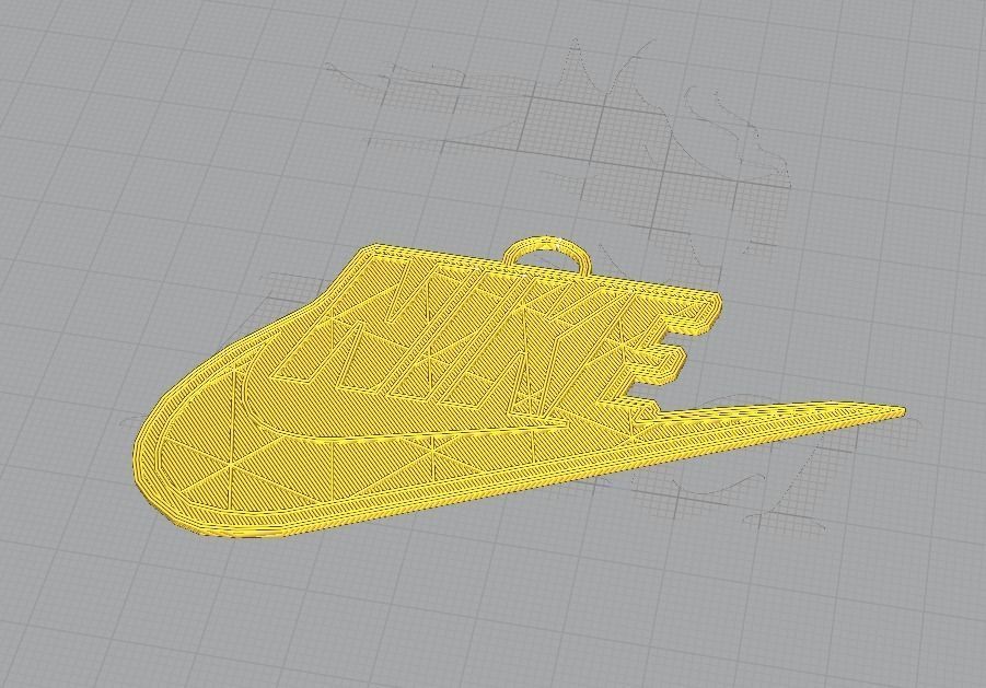 nike two colors 3D print model_3