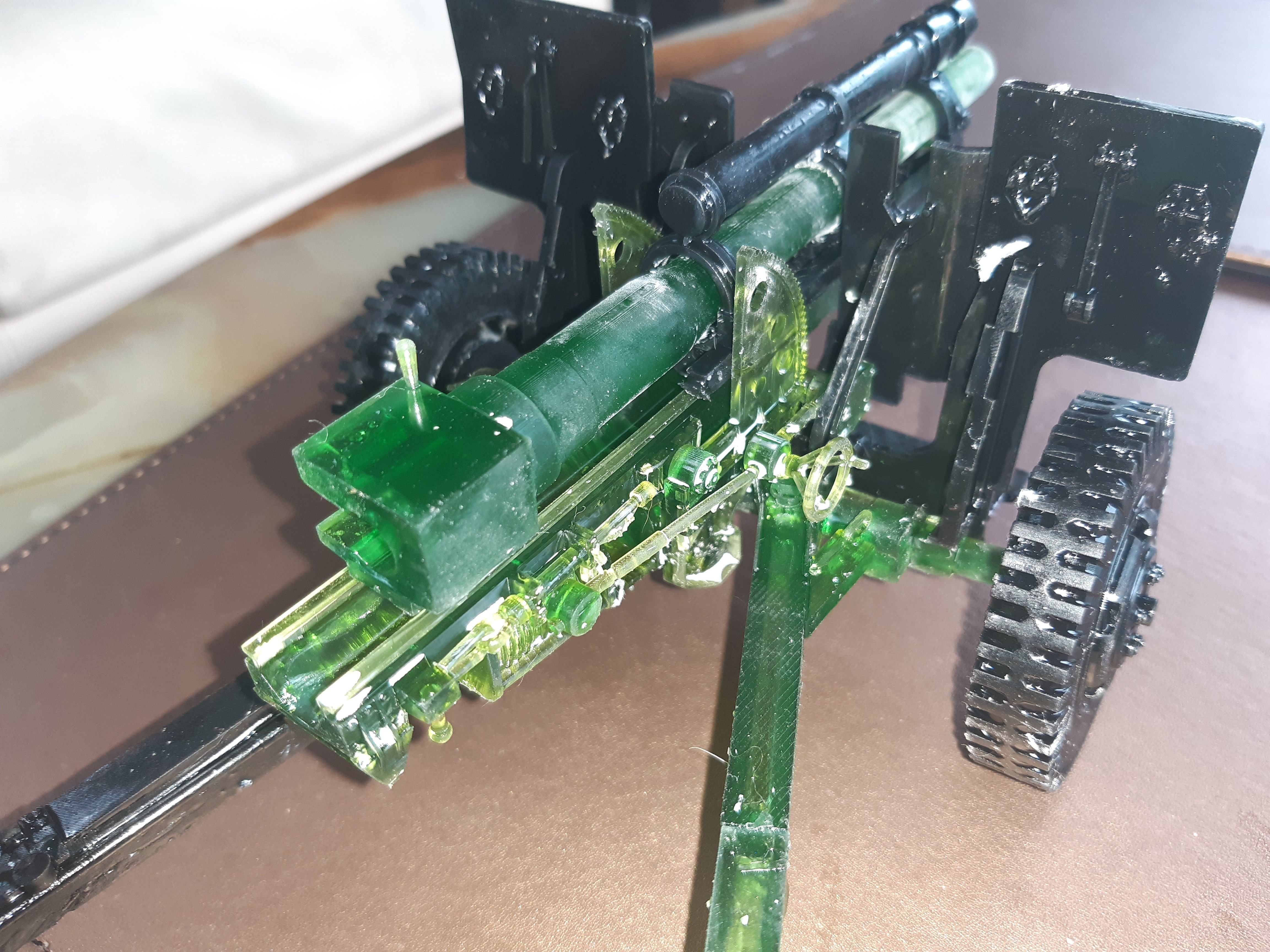 M2A1 105mm HOWITZER scale 1-16 3D print model_4