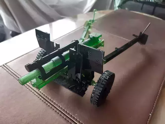 M2A1 105mm HOWITZER scale 1-16 3D print model