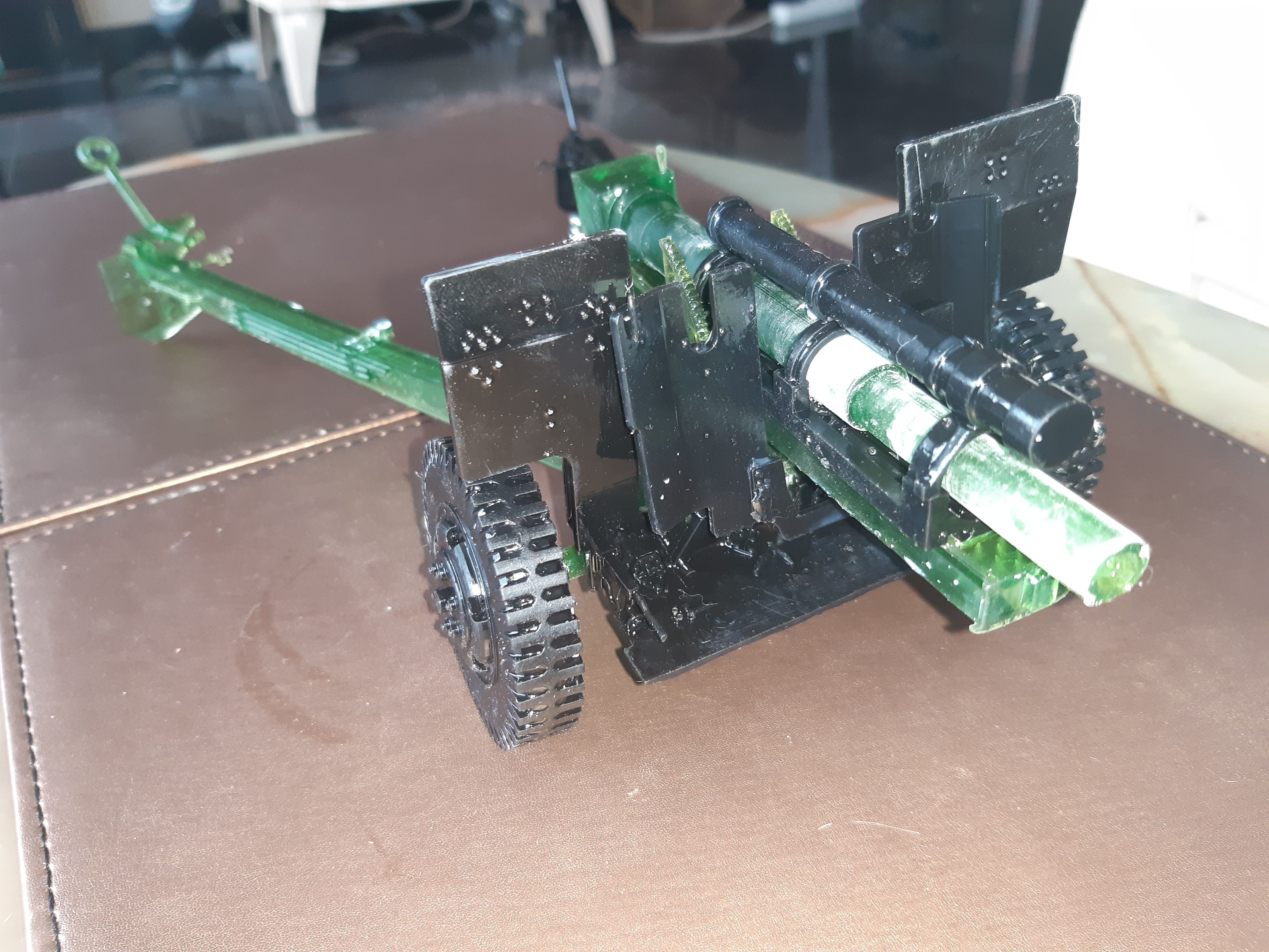 M2A1 105mm HOWITZER scale 1-16 3D print model_1