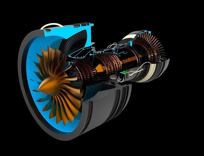 CFM56 International 3D print model