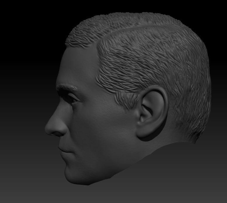 Tobey Maguire head sculpt for figure 3D print model_1