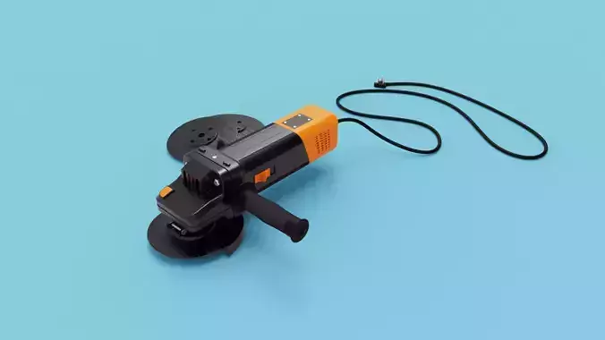 Angle Grinder 3D Model