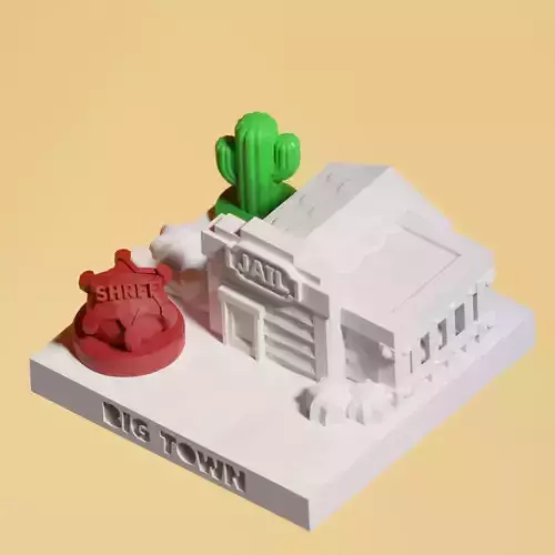 Mini City - Western - Sheriff Grimes 3D print model