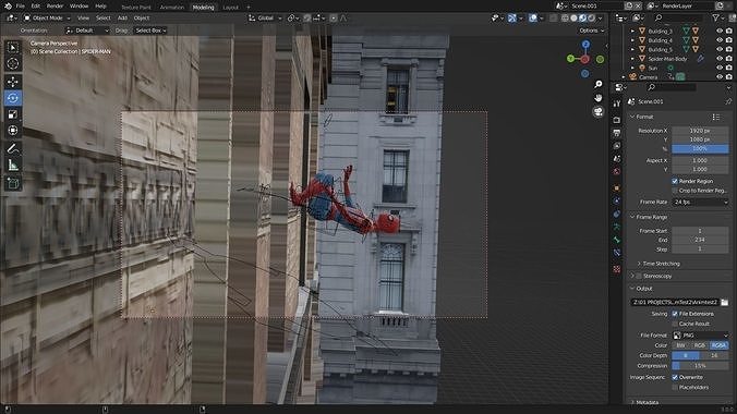 Spider-Man   Animation Free 3D model