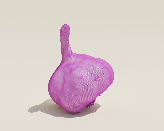 Photoscanned Garlic Bulb 3D model 3