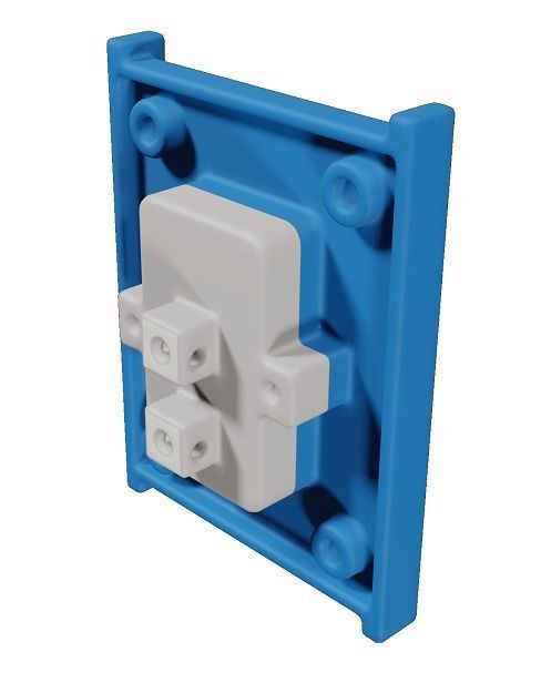 Fabulous Electrical Switch Low-poly 3D model_1