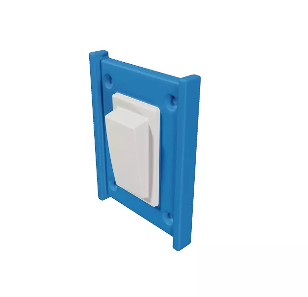 Fabulous Electrical Switch Low-poly 3D model_0