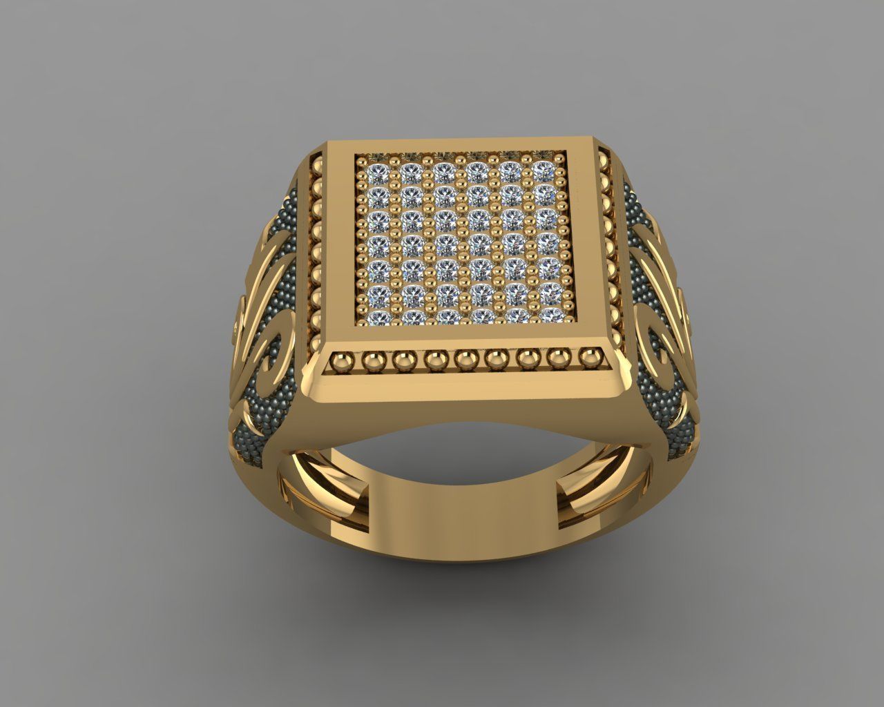 Rings 3D print model_1