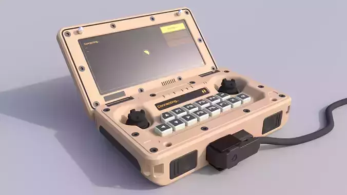 Rugged controller 3D model