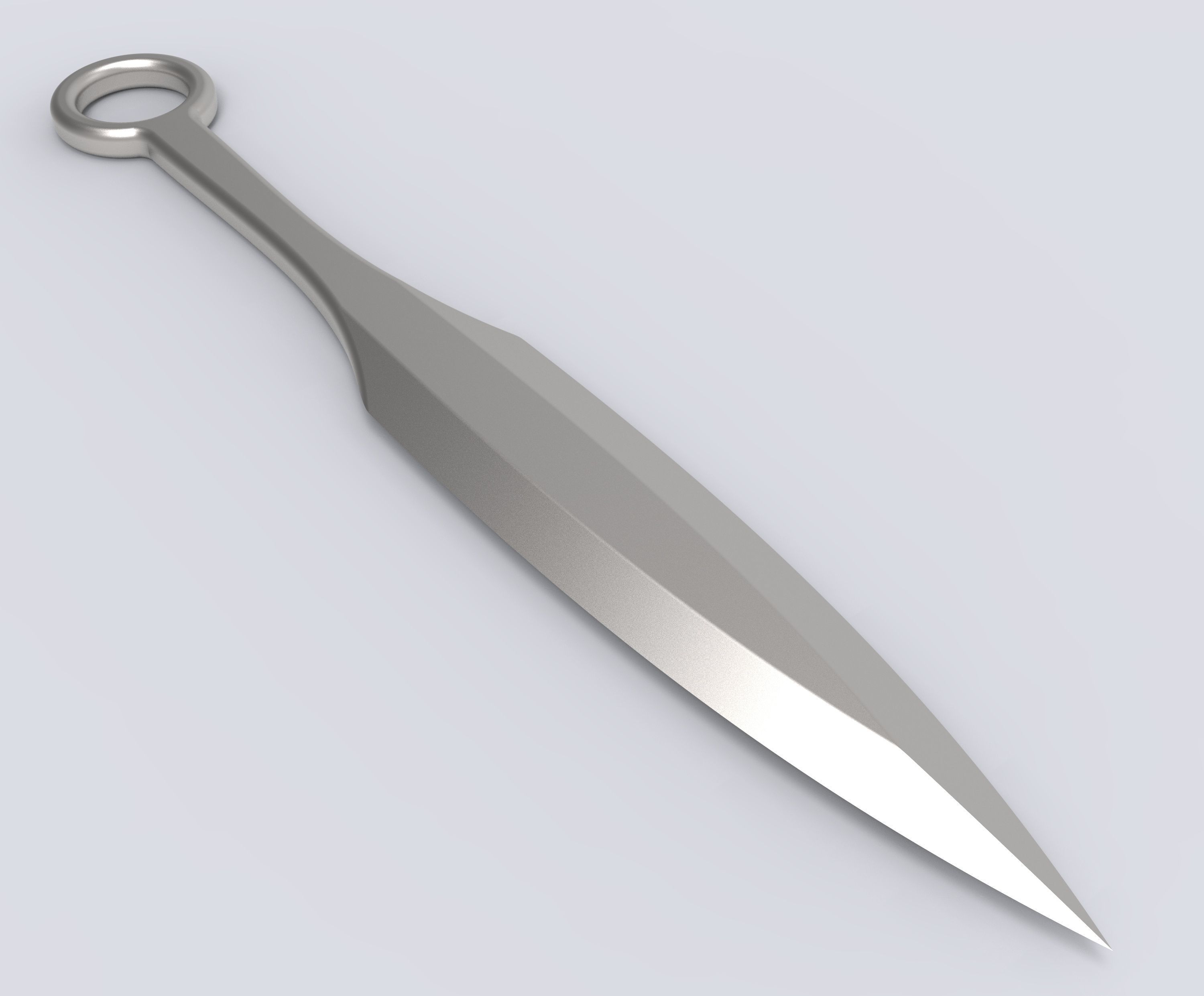 Kunai model 3D print model_5