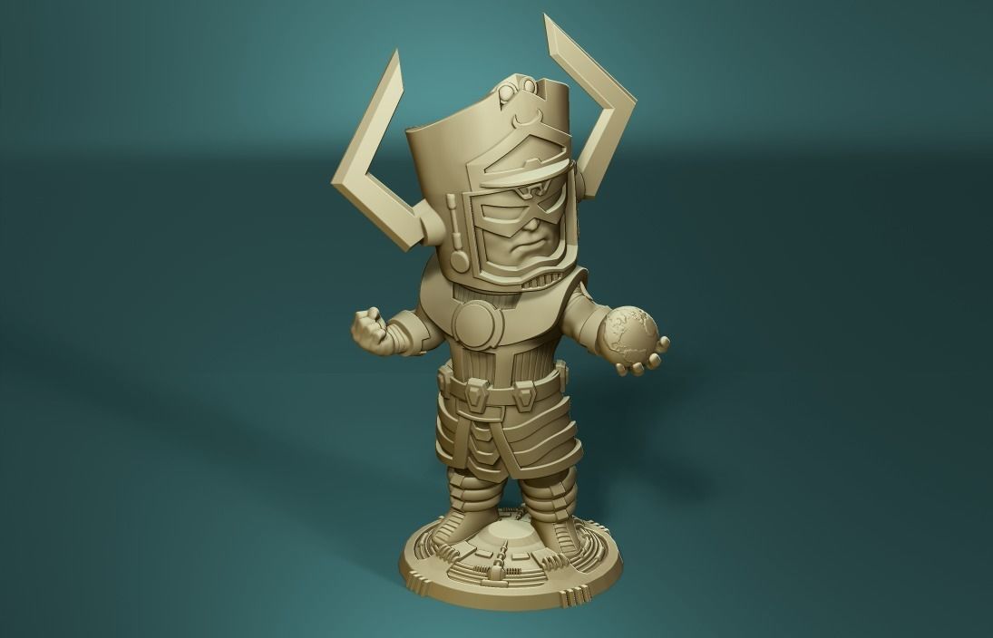 Chibi galactus  3D print model_2
