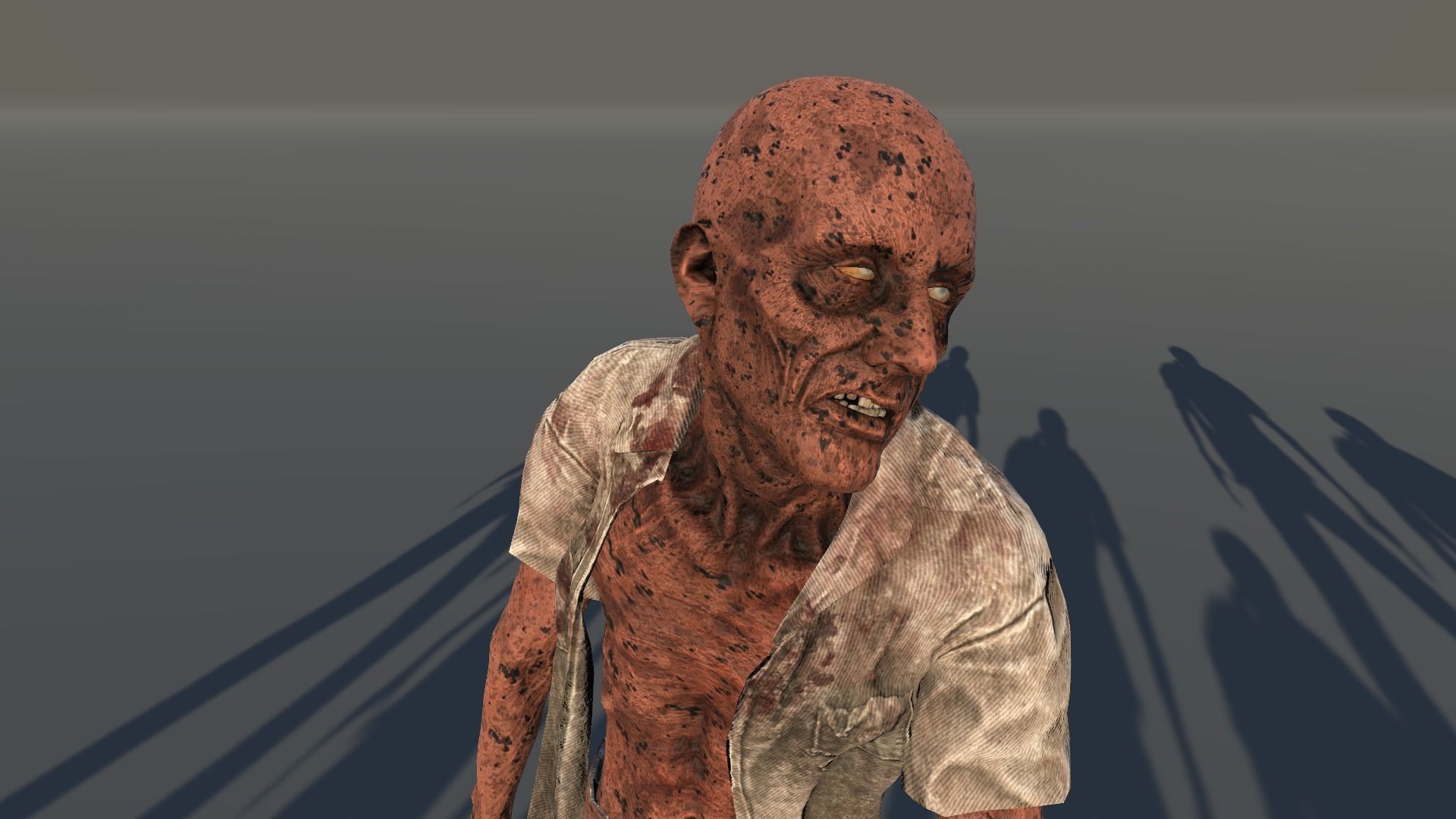Zombie Civilian Male 04 Low-poly 3D model_10
