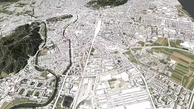 Cityscape Ljubljana Slovenia