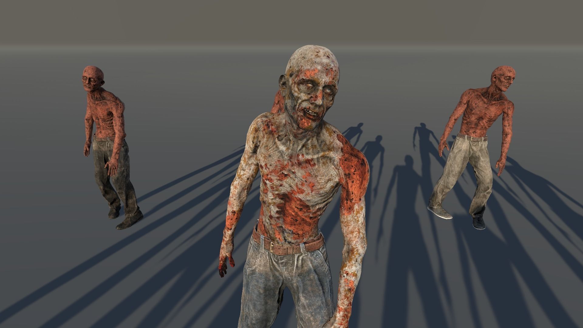 Zombie Civilian Male 05 Low-poly 3D model_11
