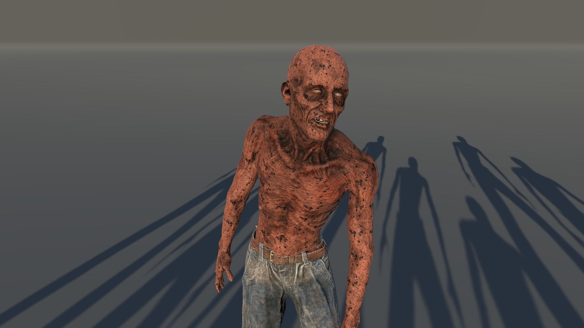 Zombie Civilian Male 05 Low-poly 3D model_12