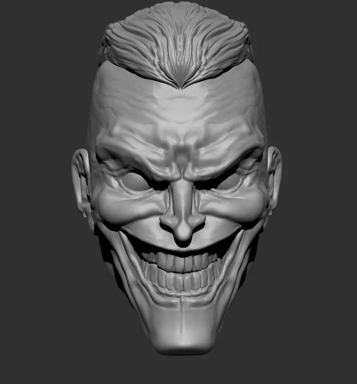 Joker Endgame head sculpt for figure 3D print model