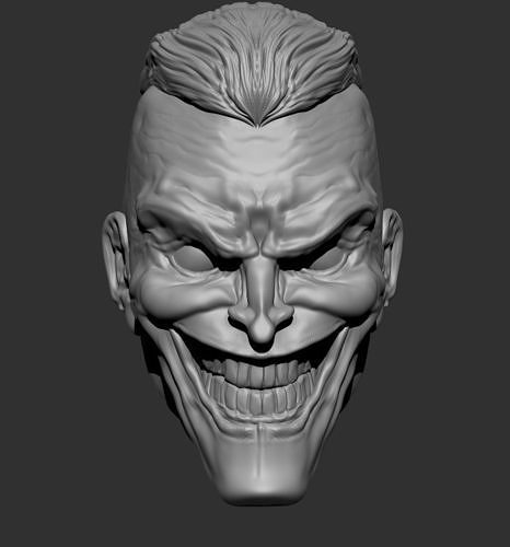 Joker Endgame head sculpt for figure 3D print model