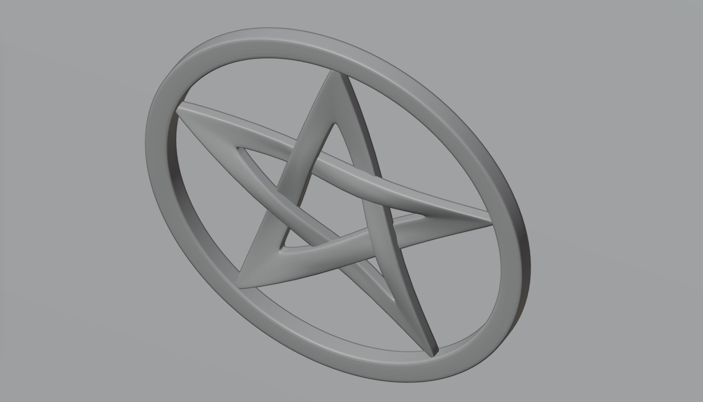 Star pendant 3 3D model_4