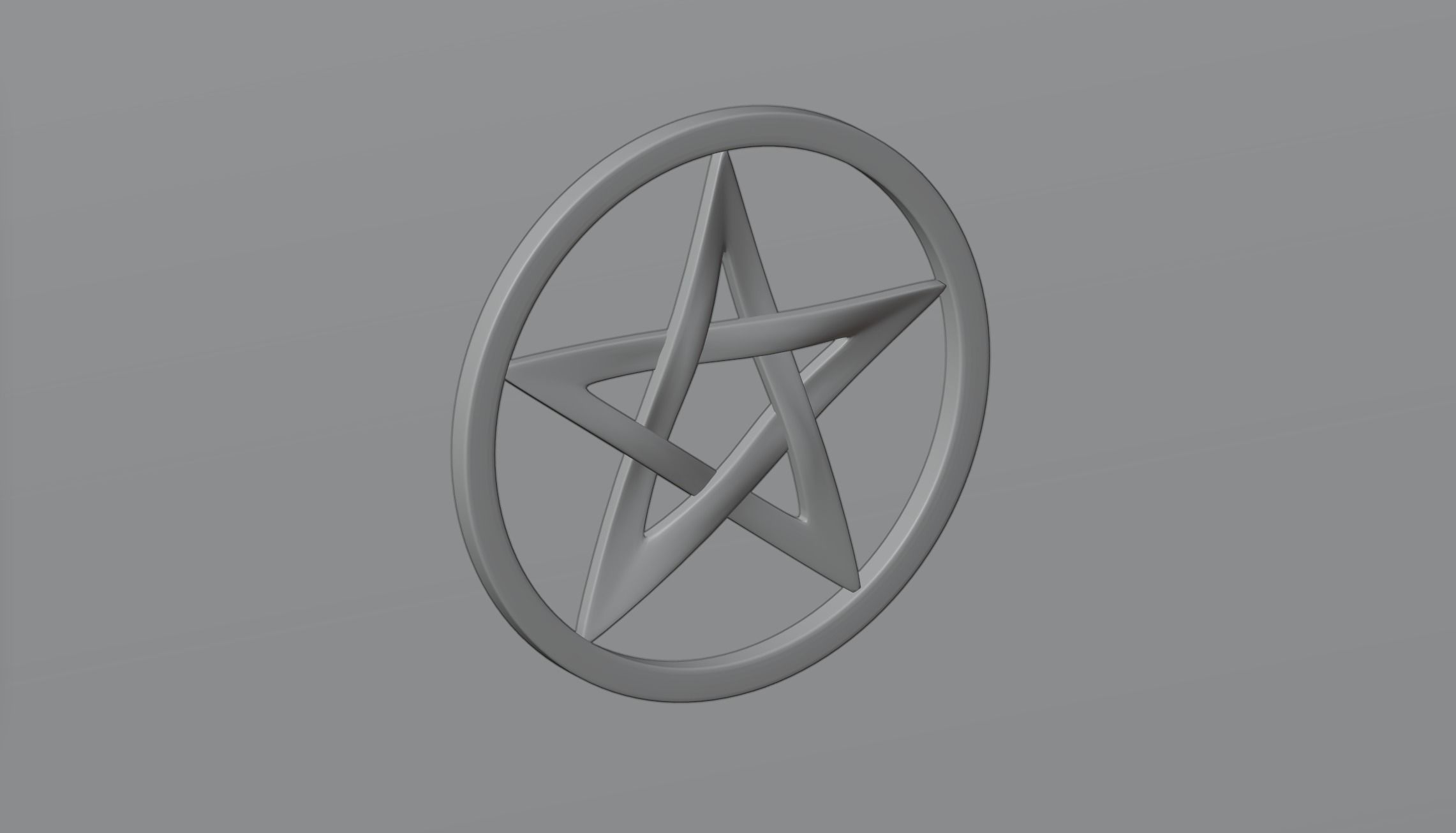 Star pendant 3 3D model_1