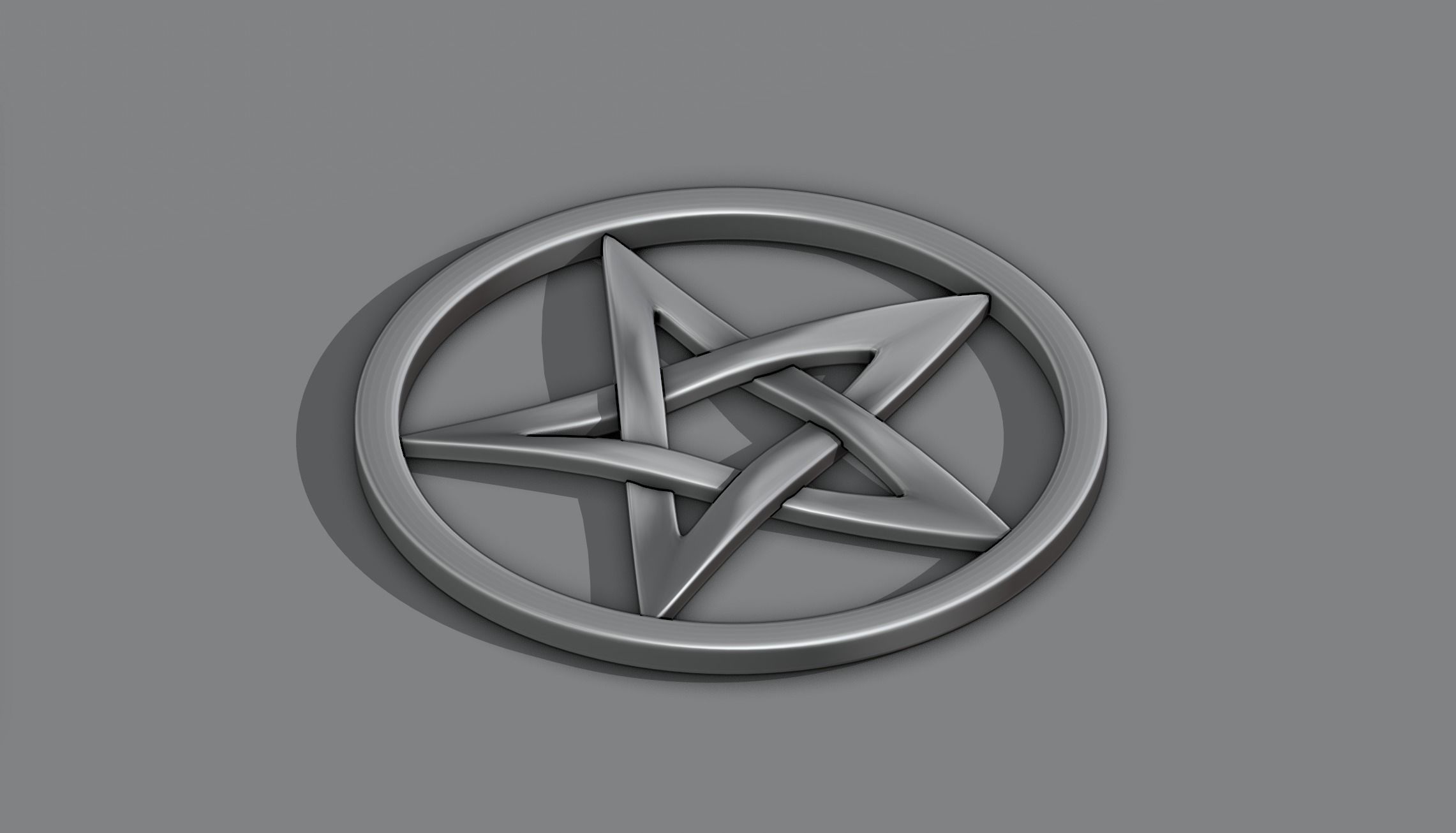 Star pendant 3 3D model_5