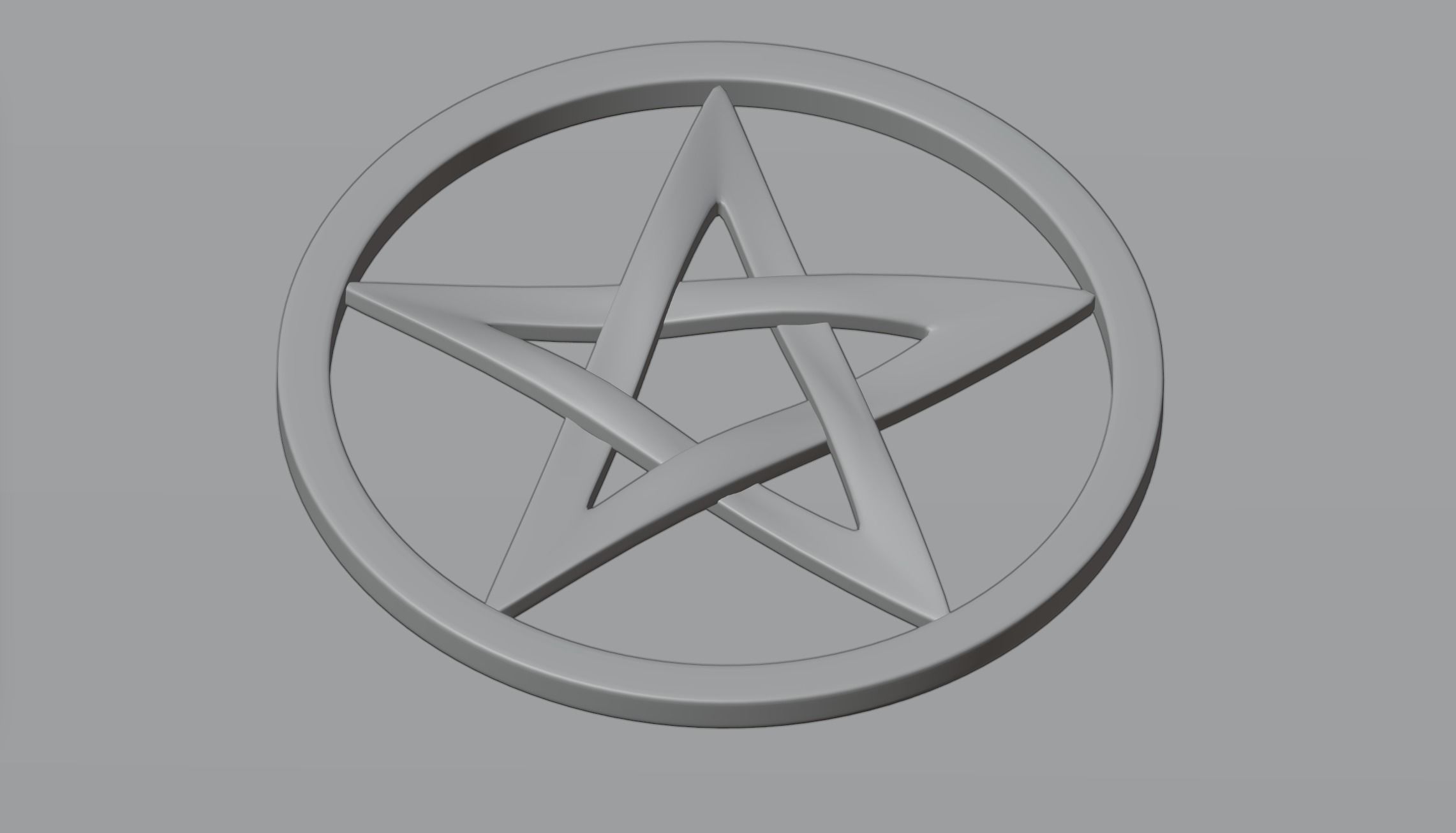 Star pendant 3 3D model_2